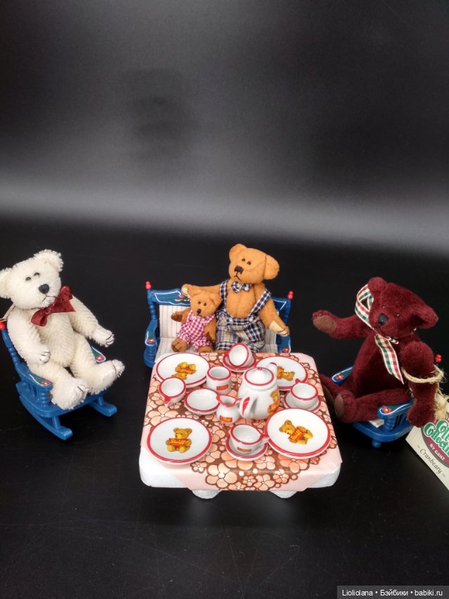 Мишка Шоколадный от World Of Miniature Bears. 6 см. Миниатюра (фото 5)