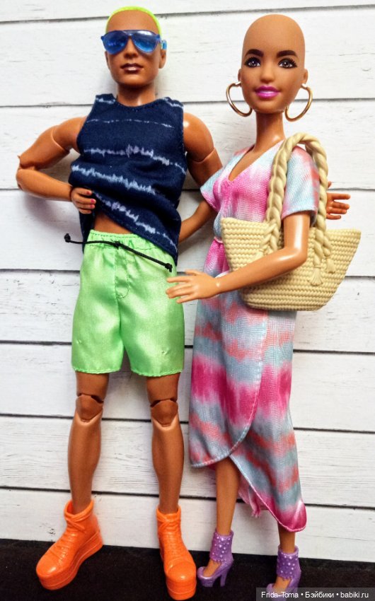 Одежда Барби Кен фешнпак летний аутфит платье шорты сумочка фэмили лук фэшен пак (фото 3)