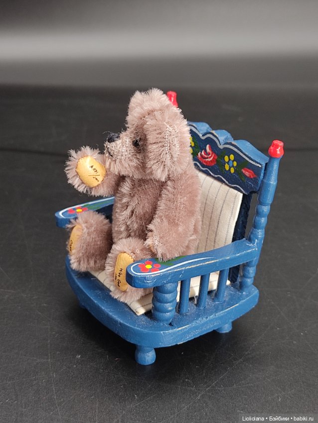 Мишка Оникс от Chu-Ming Wu. 7 см 1995 год (фото 2)