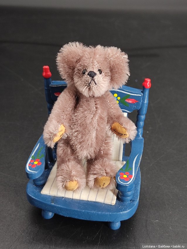 Мишка Оникс от Chu-Ming Wu. 7 см 1995 год (фото 3)