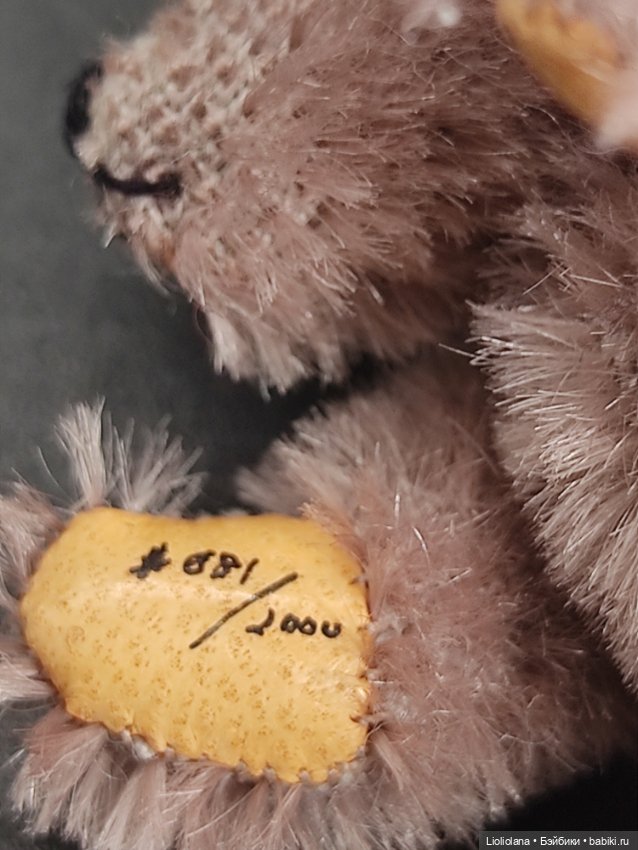 Мишка Оникс от Chu-Ming Wu. 7 см 1995 год (фото 8)