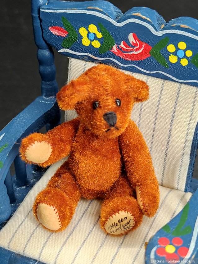 Рыжий мишка от Little Gem Teddy Bear. 1995 год (фото 5)