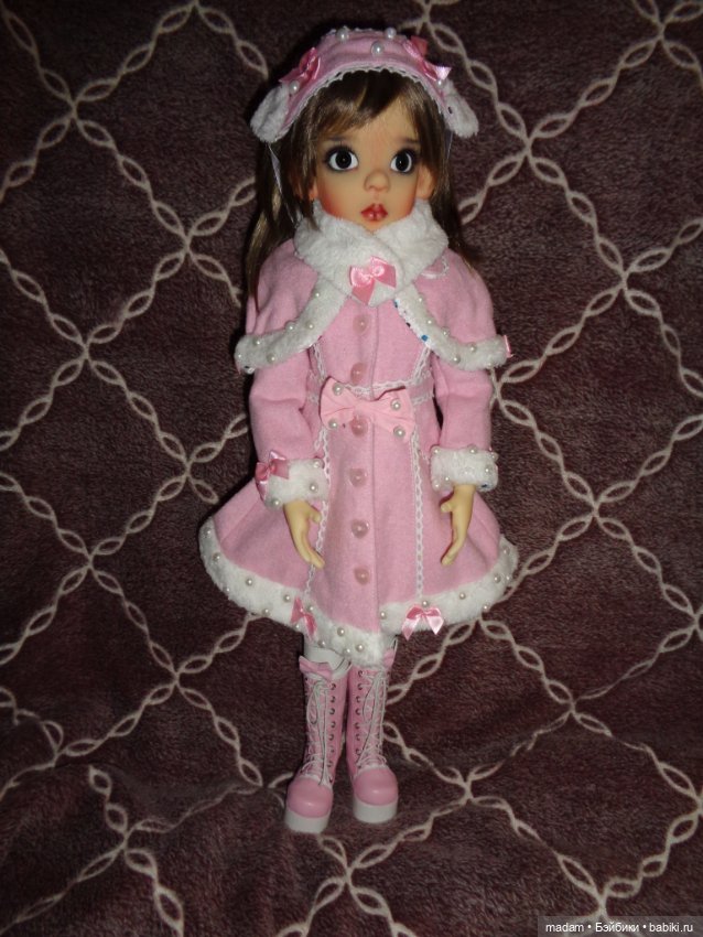 Аутфит зимний от Jpopdolls на кукол БЖД, размера МСД, Kaye Wiggs, Iplehouse