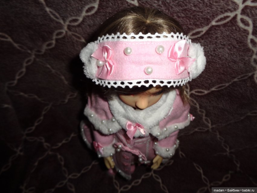 Аутфит зимний от Jpopdolls на кукол БЖД, размера МСД, Kaye Wiggs, Iplehouse