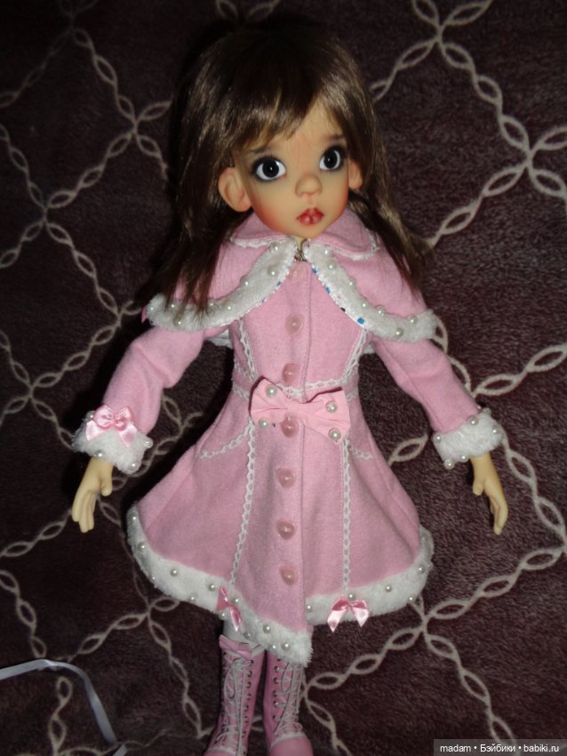 Аутфит зимний от Jpopdolls на кукол БЖД, размера МСД, Kaye Wiggs, Iplehouse (фото 9)