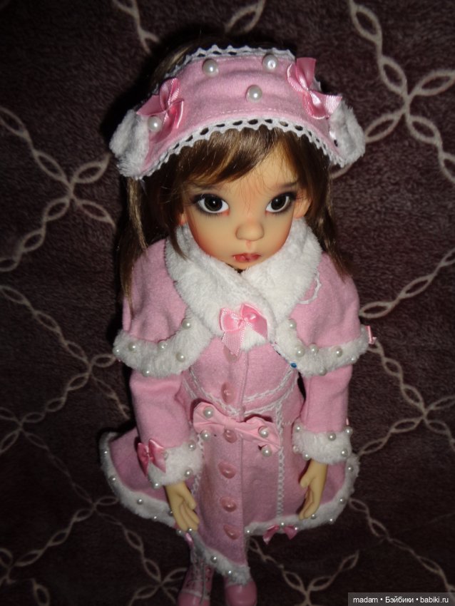 Аутфит зимний от Jpopdolls на кукол БЖД, размера МСД, Kaye Wiggs, Iplehouse