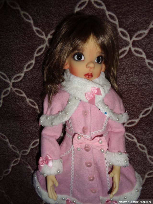 Аутфит зимний от Jpopdolls на кукол БЖД, размера МСД, Kaye Wiggs, Iplehouse (фото 10)