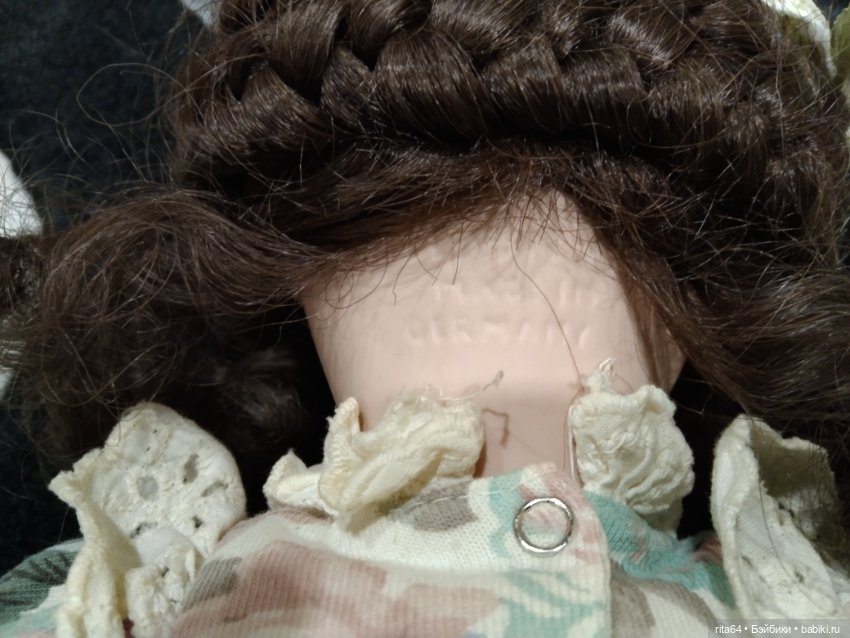 Винтажная фарфоровая кукла 1995 г (фото 6)