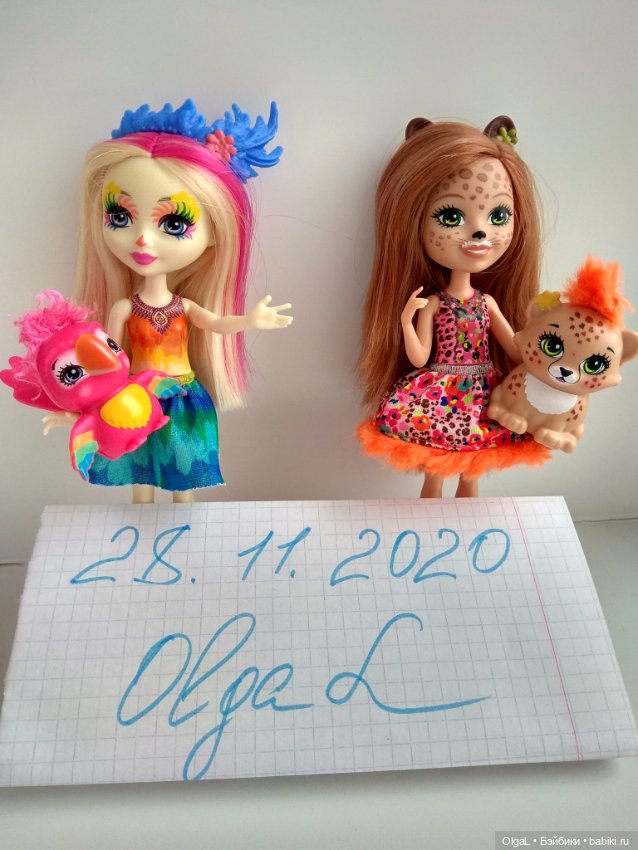 Mattel Enchantimals Симпатичные куколки со зверюшкой (фото 4)