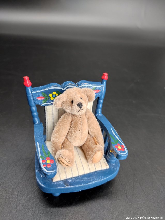 Мишка Бежевый от Little Gem Teddy Bear. 6 см