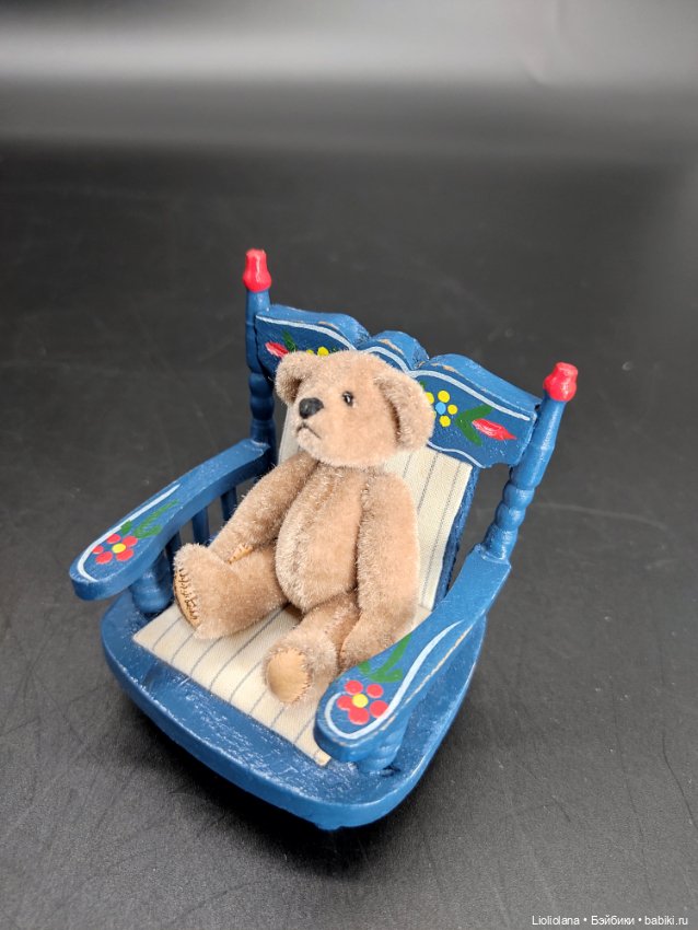 Мишка Бежевый от Little Gem Teddy Bear. 6 см (фото 3)