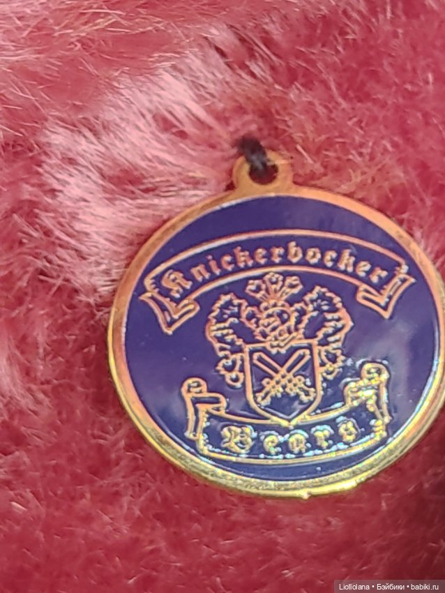 Пара мохеровых мишек от Knickerbocker. 30 см (фото 3)