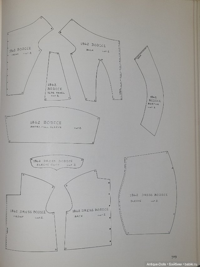 Диск CD с выкройками одежды для кукол THE COLLECTOR'S BOOK OF DOLLS CLOTHES (фото 9)