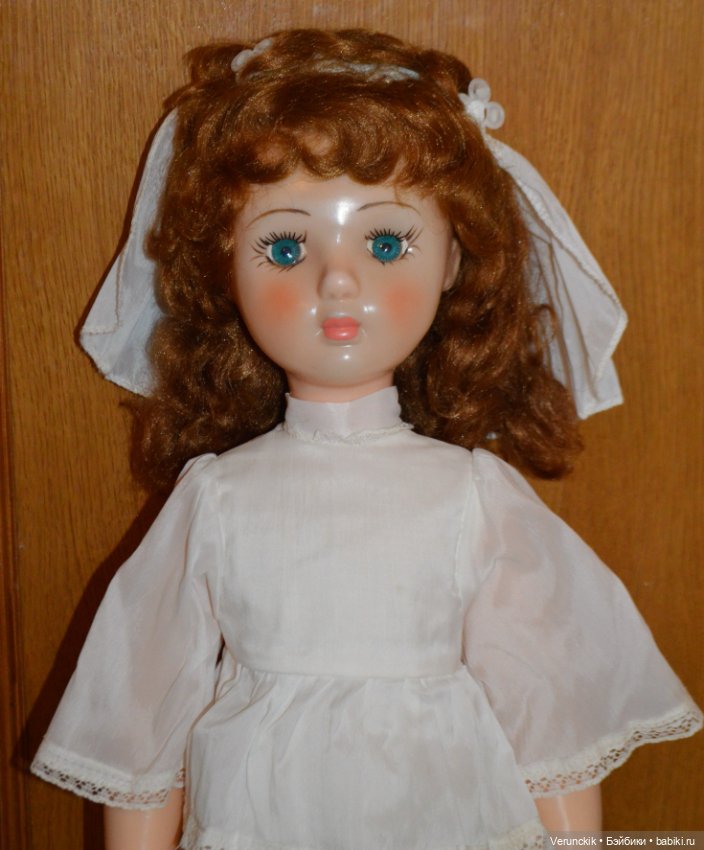 Кукла СССР .Загорская фаб"Невеста".Не игранная!1970 гг!Голубоглазая (фото 2)