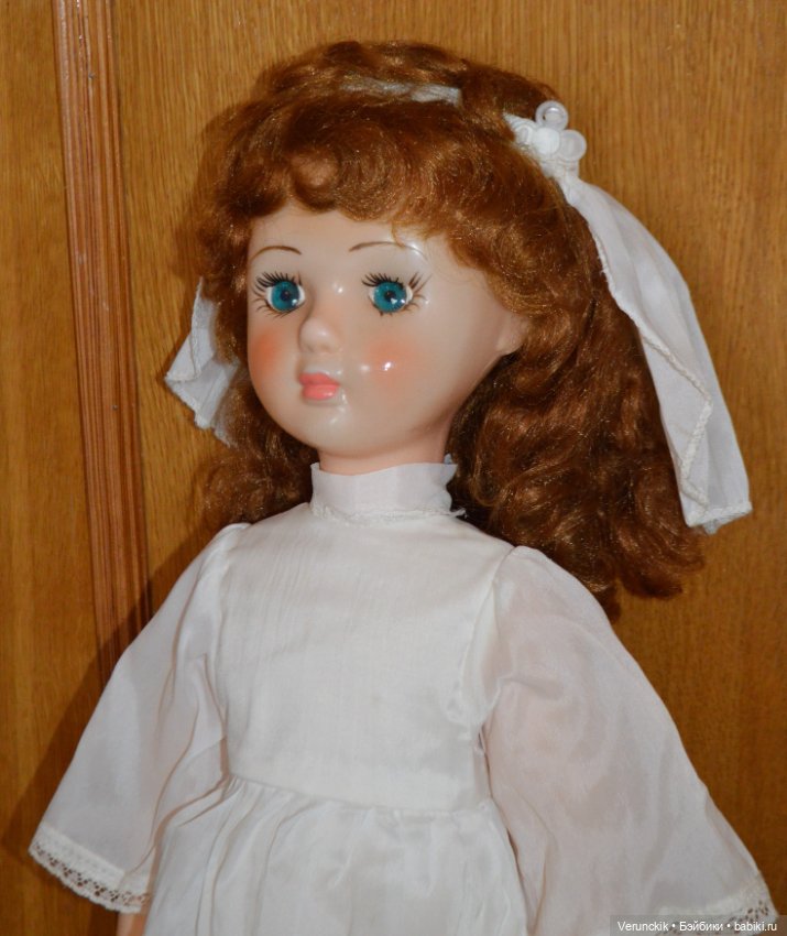 Кукла СССР .Загорская фаб"Невеста".Не игранная!1970 гг!Голубоглазая (фото 4)