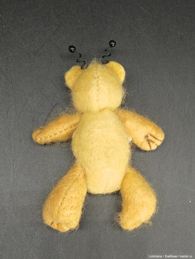 Мишки - пчелки. 10 см и 9 см. Цена за пару (фото 6)