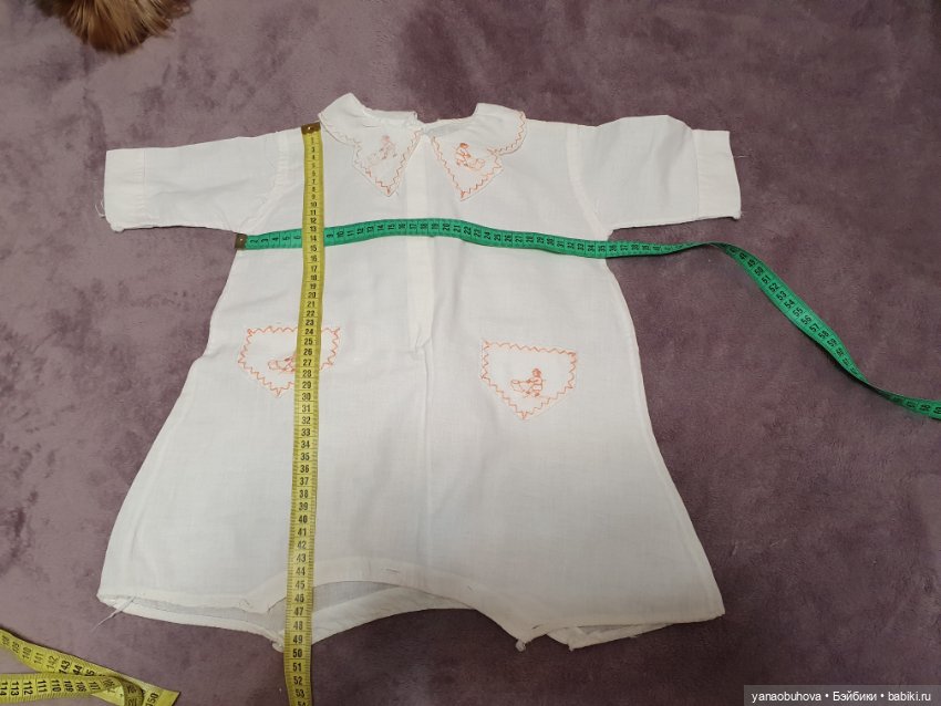 Комбинезоны для винтажных и антикварных кукол (фото 6)