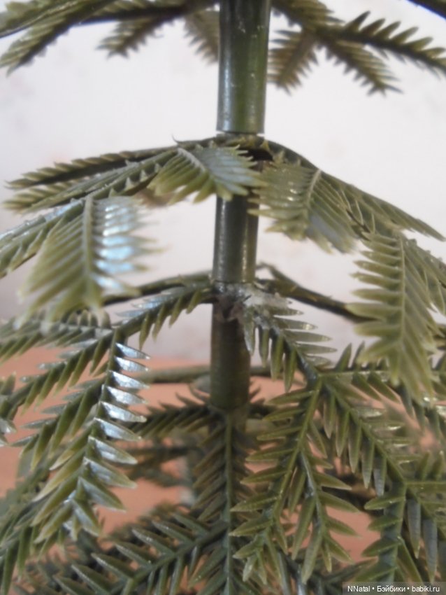 Миниатюрная елочка СССР — Миниатюра для кукол (фото 5)