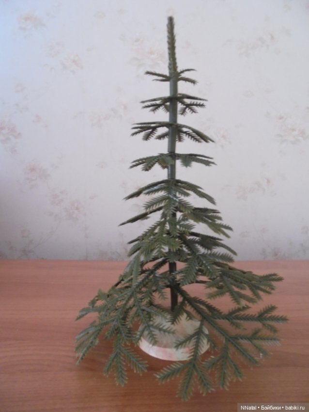 Миниатюрная елочка СССР — Миниатюра для кукол (фото 3)