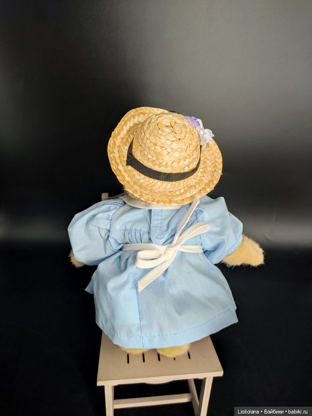 Аутфит для медведей Muffy Vanderbear. Платье и шляпка (фото 10)