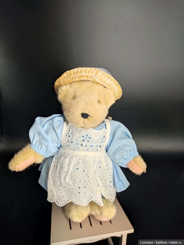 Аутфит для медведей Muffy Vanderbear. Платье и шляпка (фото 8)