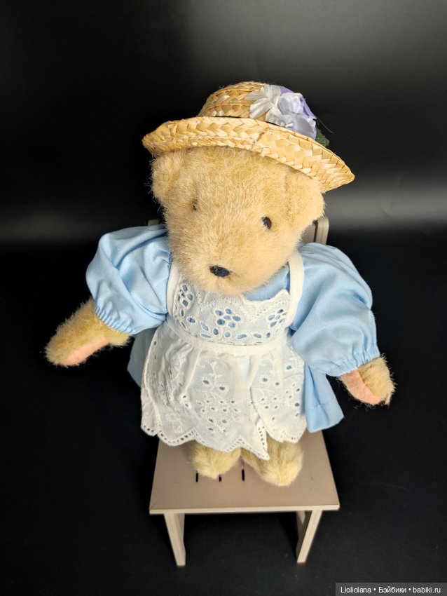 Аутфит для медведей Muffy Vanderbear. Платье и шляпка (фото 9)