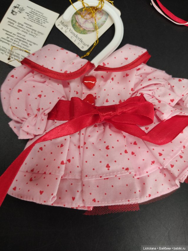 Аутфит для мишки Muffy Vanderbear. Валентинов День. 1989 год (фото 6)