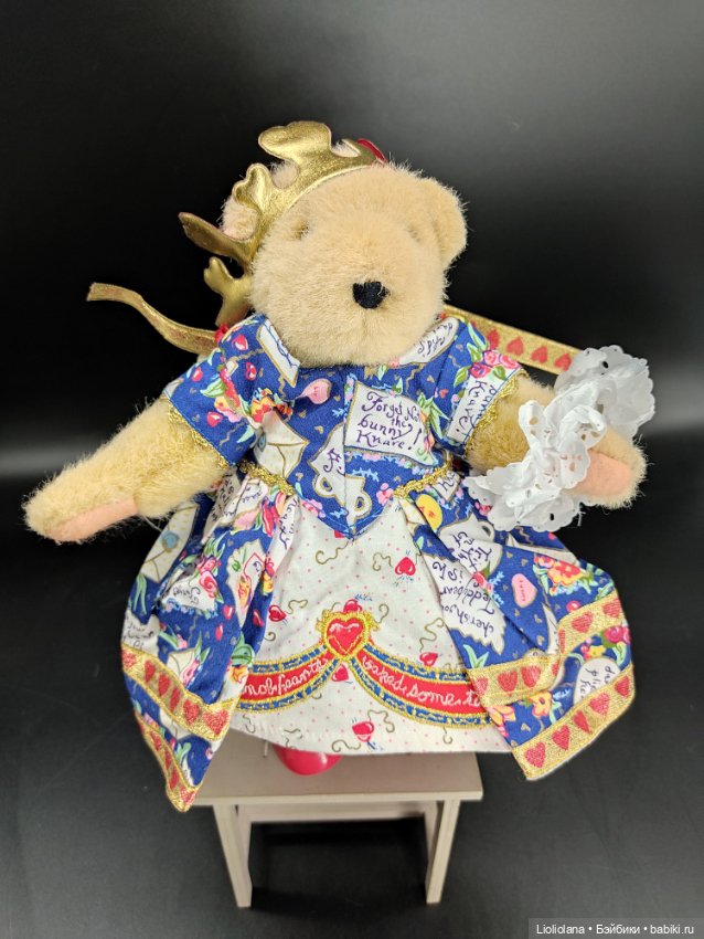 Аутфит для медведей Muffy Vanderbear. "Королева Сердец" (фото 8)