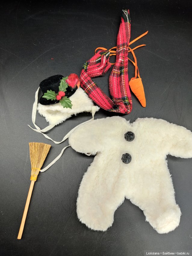 Аутфит для мишки Muffy Vanderbear. Снеговик. 1994 год