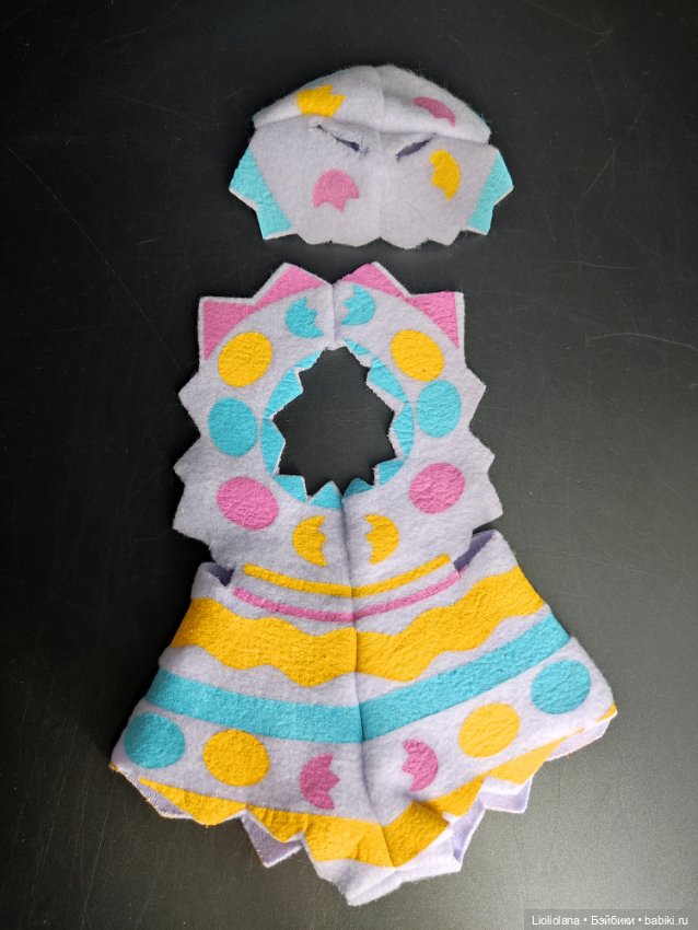 Аутфит для мишки Muffy и кролика Hoppy Vanderbear. Писанка