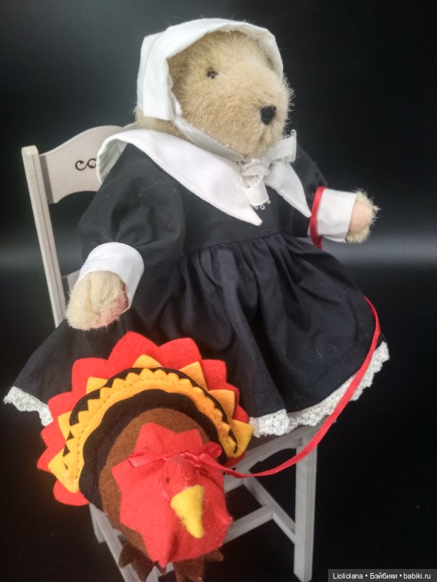 Аутфит для мишки Muffy Vanderbear. Викторианская хозяйка. 1989 год (фото 10)