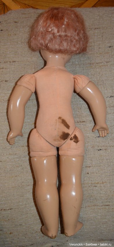 Кукла прессопилочная СССР .Кукла "Лена".Ск.Борисова .1950 гг .Московская фаб.8марта (фото 9)