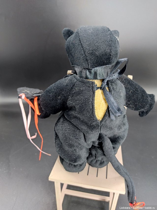 Аутфит для мишки Muffy Vanderbear. Чёрный кот. Хэллоуин. 1988 год (фото 9)