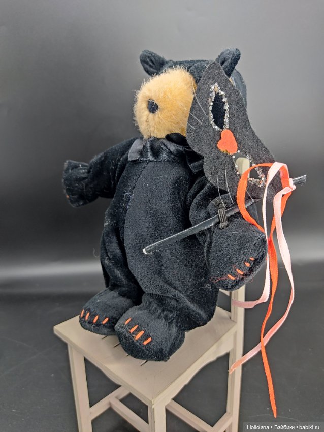 Аутфит для мишки Muffy Vanderbear. Чёрный кот. Хэллоуин. 1988 год (фото 6)