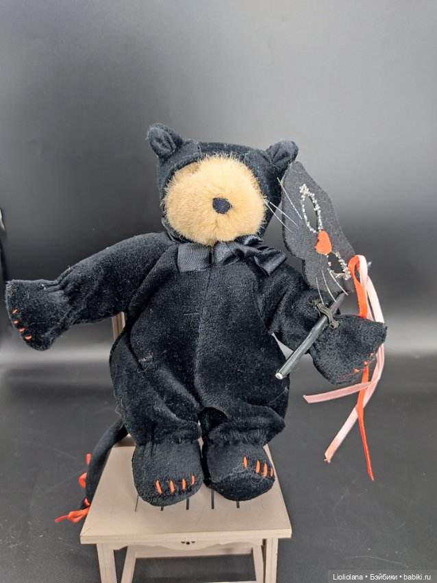 Аутфит для мишки Muffy Vanderbear. Чёрный кот. Хэллоуин. 1988 год (фото 4)