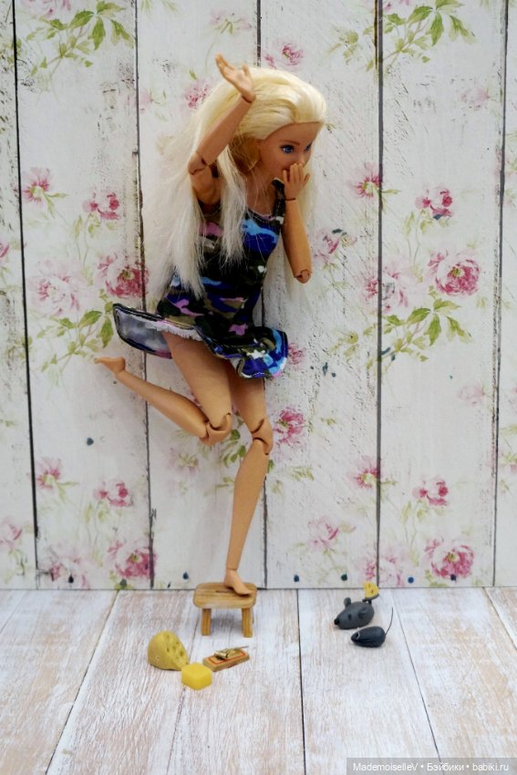 Сыр в мышеловке и мышки — Миниатюра для кукол (фото 2)