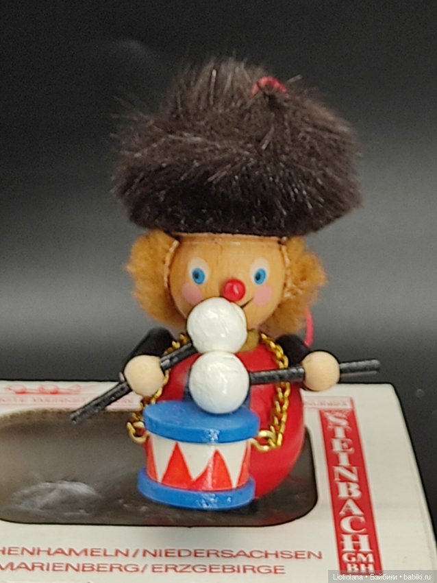 Деревянная елочная игрушка от Steinbach. Германия. Барабанщик (фото 2)