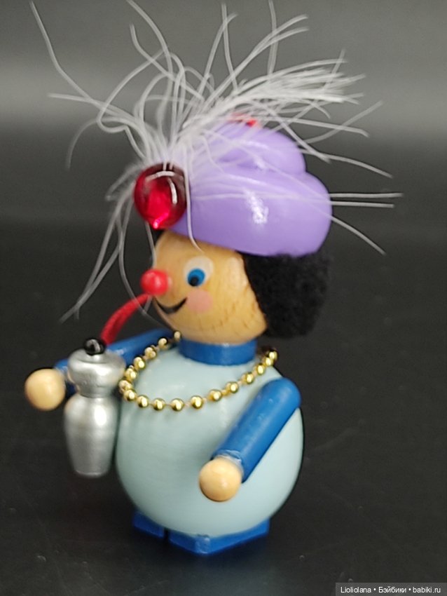 Деревянная елочная игрушка от Steinbach. Германия Алладин (фото 3)