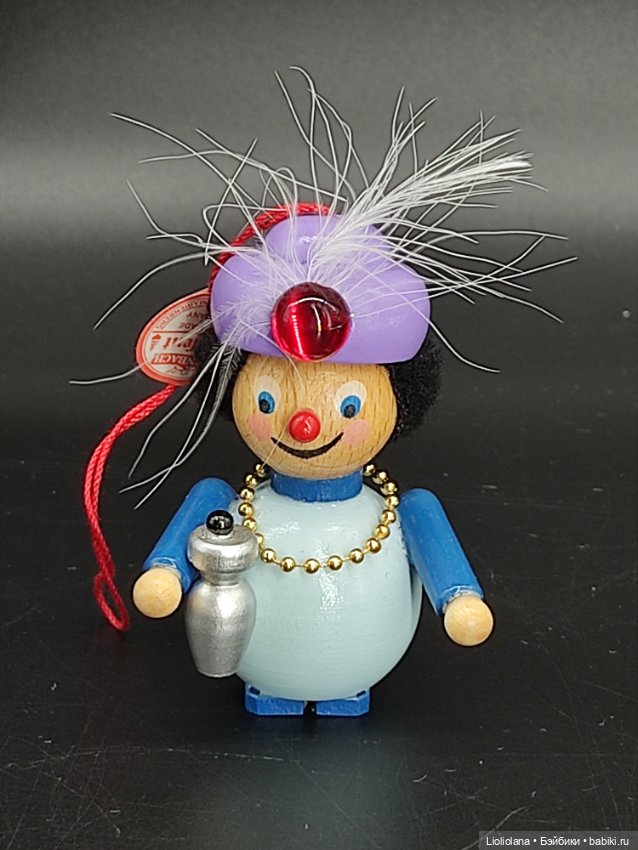 Деревянная елочная игрушка от Steinbach. Германия Алладин