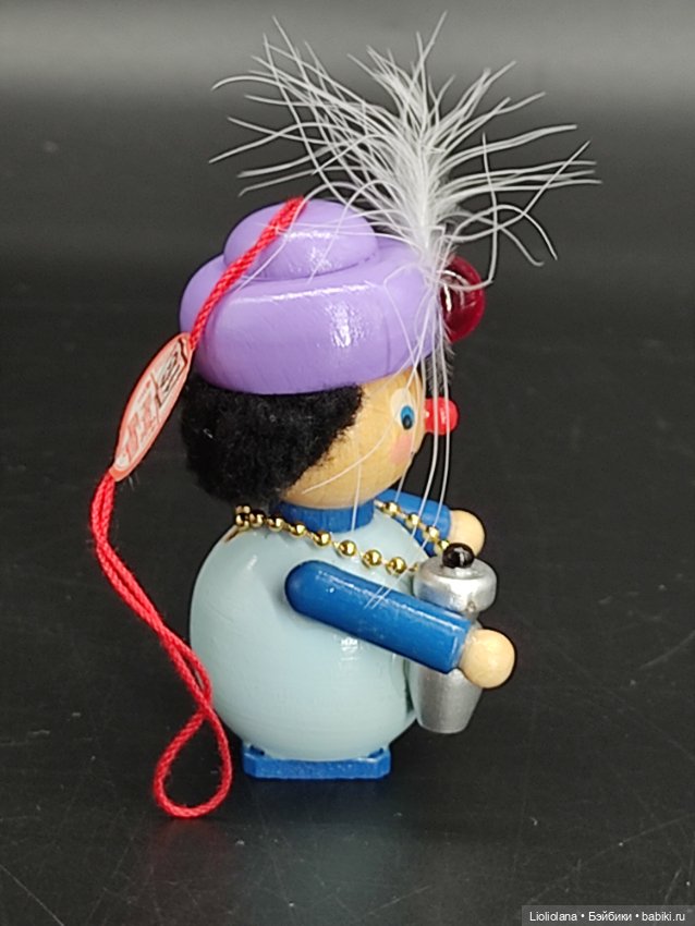 Деревянная елочная игрушка от Steinbach. Германия Алладин (фото 5)