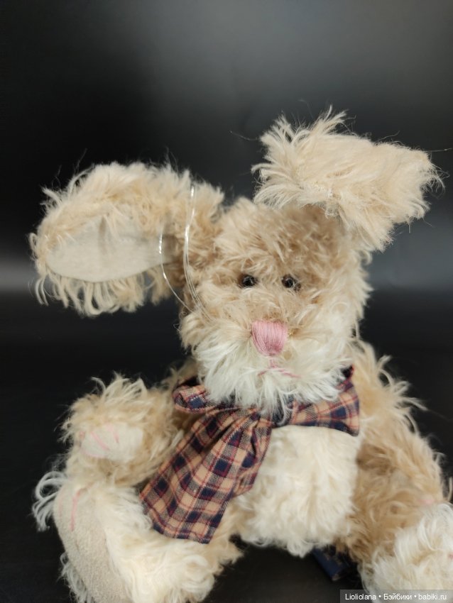 Мохеровый Зайка от Boyds Bears Co. 22 см (фото 2)