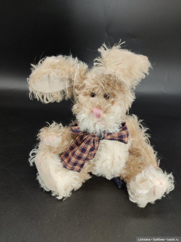 Мохеровый Зайка от Boyds Bears Co. 22 см