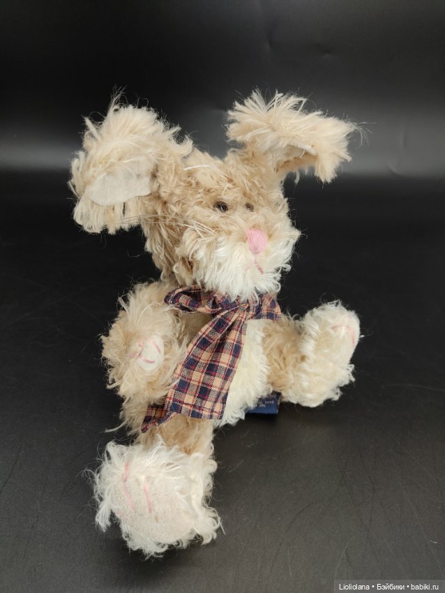 Мохеровый Зайка от Boyds Bears Co. 22 см (фото 5)