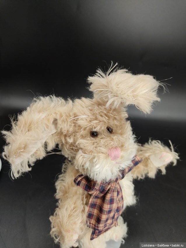 Мохеровый Зайка от Boyds Bears Co. 22 см (фото 9)