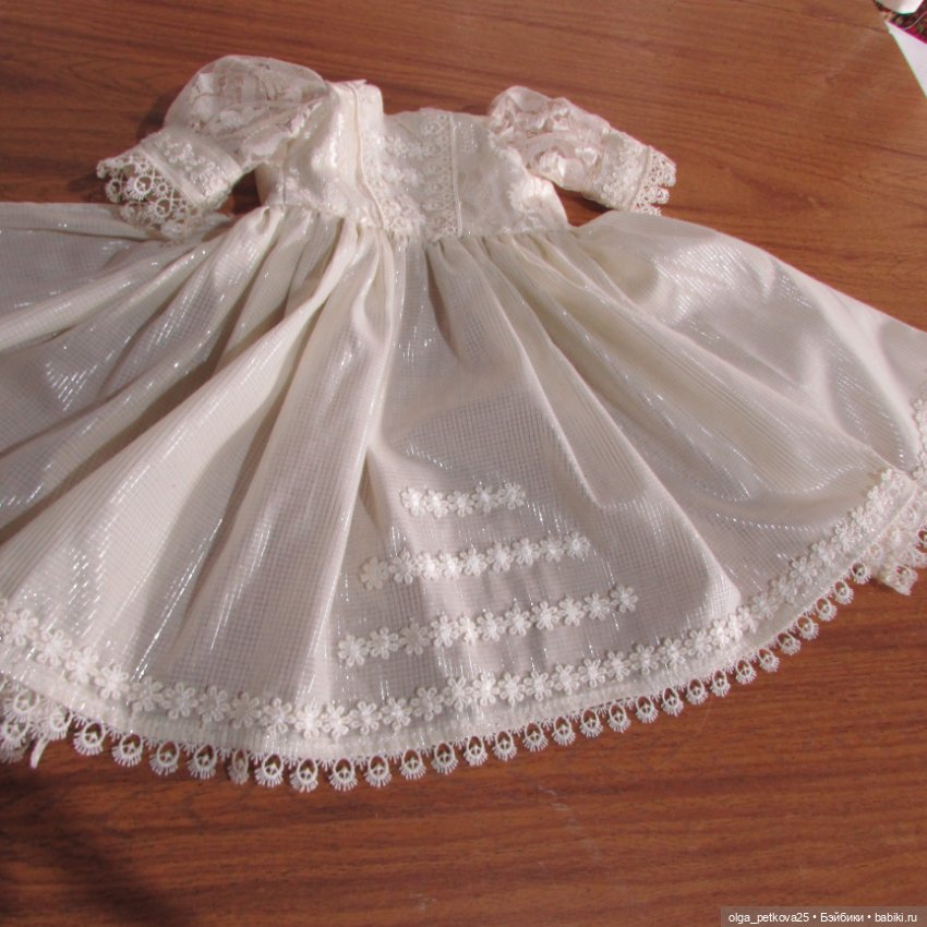 Бальное платье для кукол Готц 48 50 см, Мэри энд Френд 52 см (фото 4)