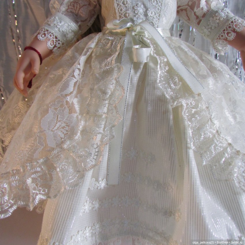 Бальное платье для кукол Готц 48 50 см, Мэри энд Френд 52 см (фото 3)