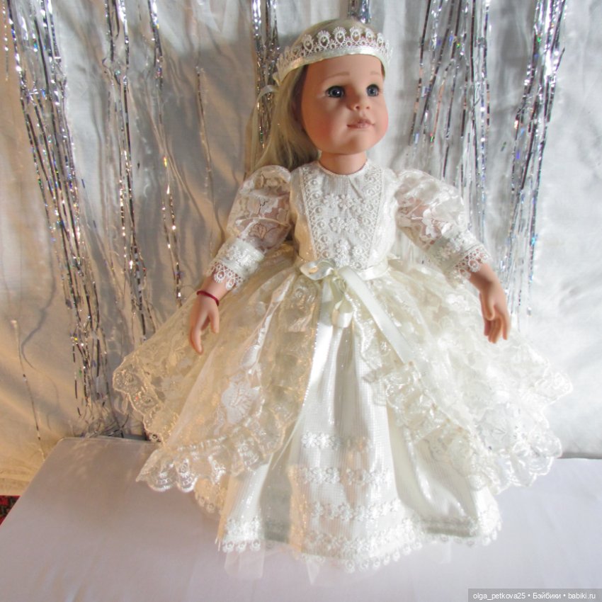 Бальное платье для кукол Готц 48 50 см, Мэри энд Френд 52 см (фото 2)