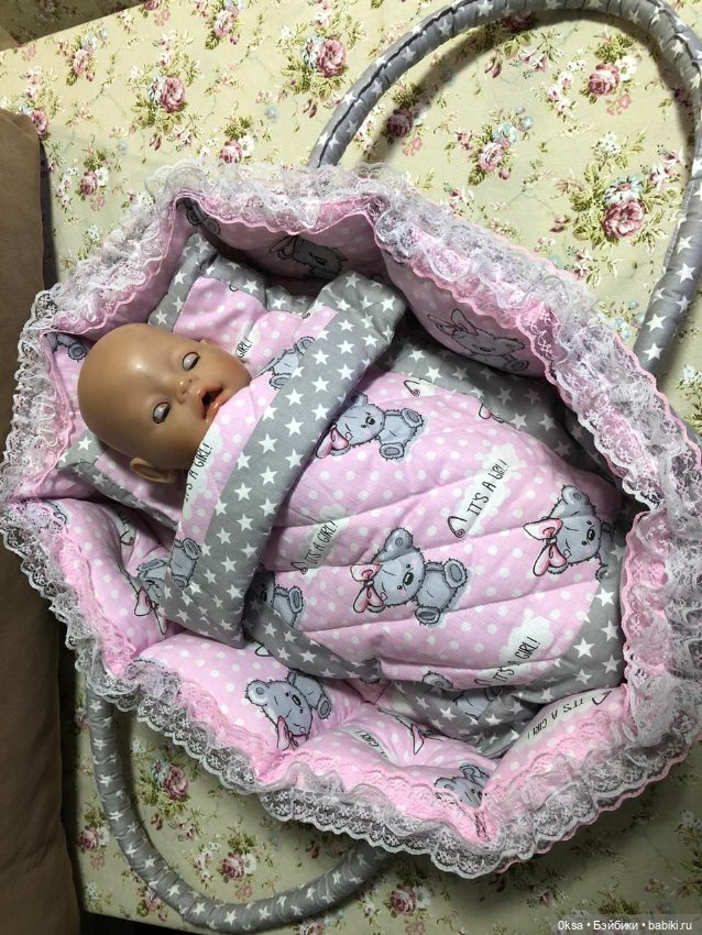 Люлька для кукол — Кукольная мебель (фото 2)