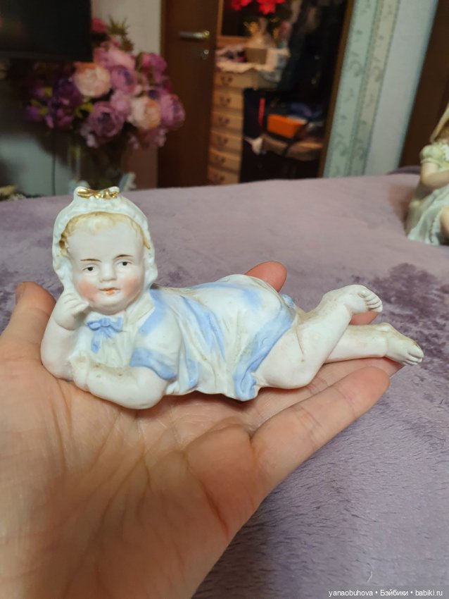 Антикварные и винтажные фарфоровые куколки-статуэтки (фото 9)
