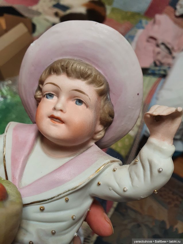 Антикварные и винтажные фарфоровые куколки-статуэтки (фото 5)